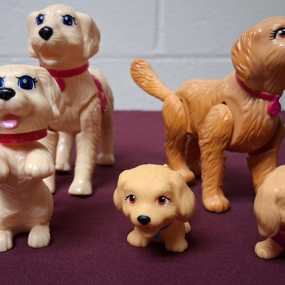 Lot Of 6 Miscellaneous Mattel Dogs.
